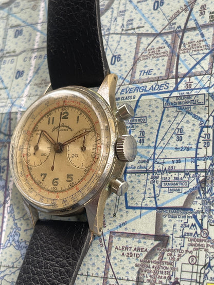 Andre Bouchard 1940's Chronograph Landeron 48