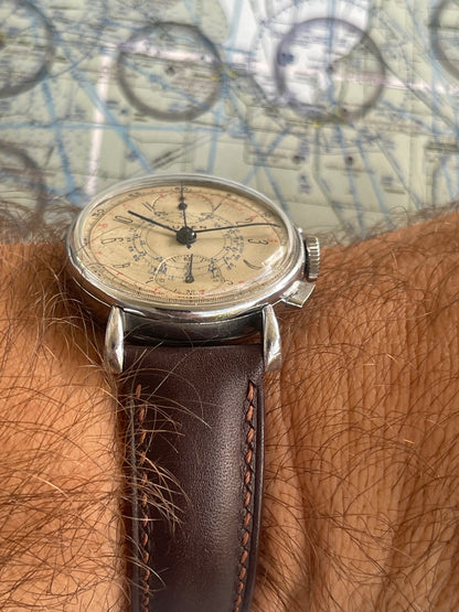 Buren 1940's up/down Chronograph Venus 170