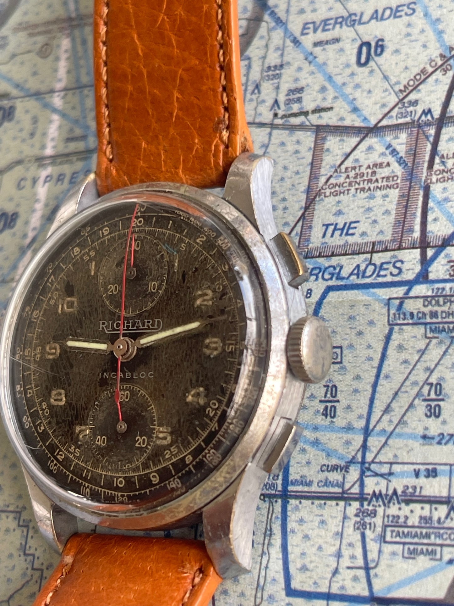 Richard 1950's Chronographe Valjoux 77