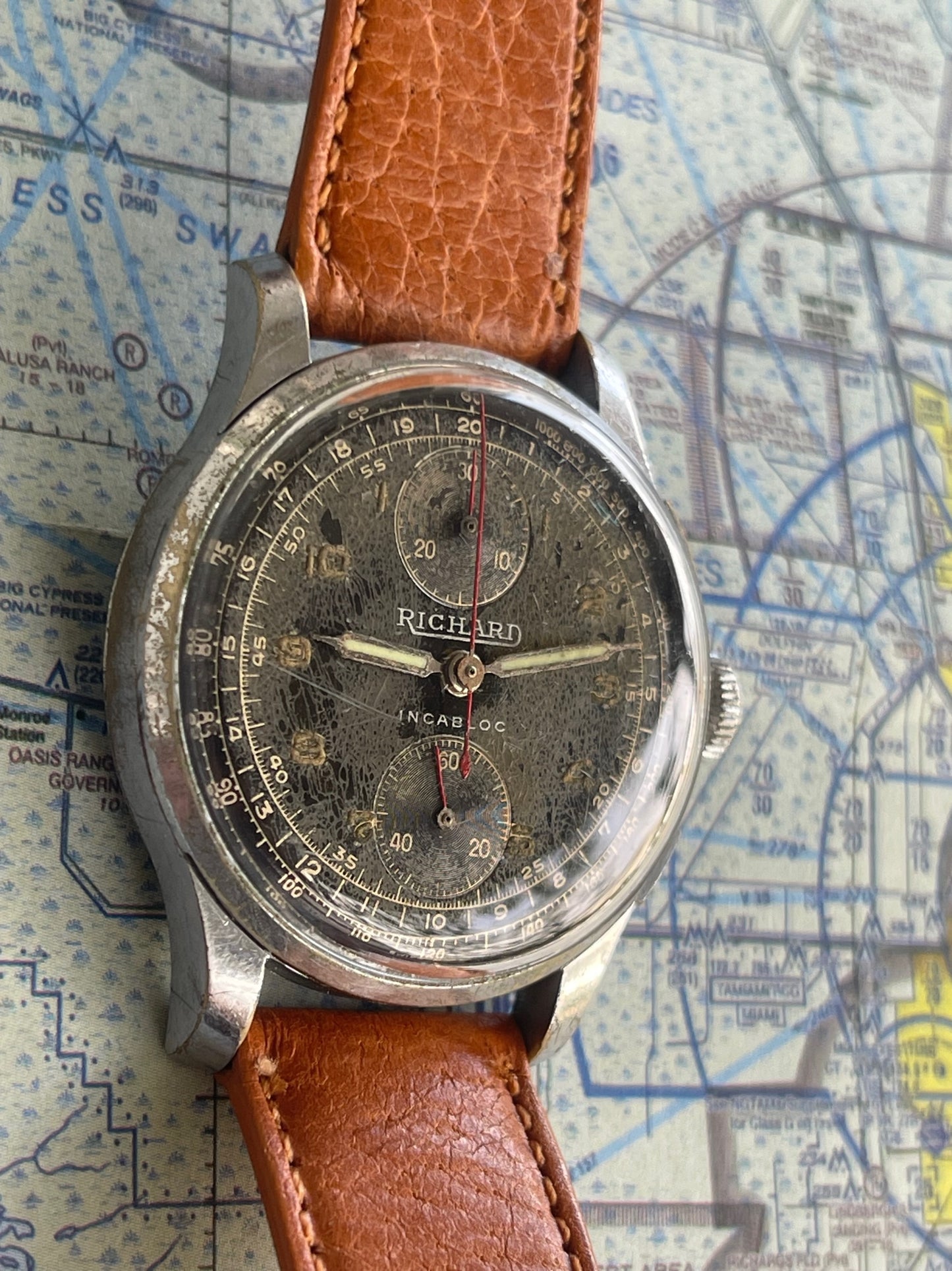 Richard 1950's Chronographe Valjoux 77