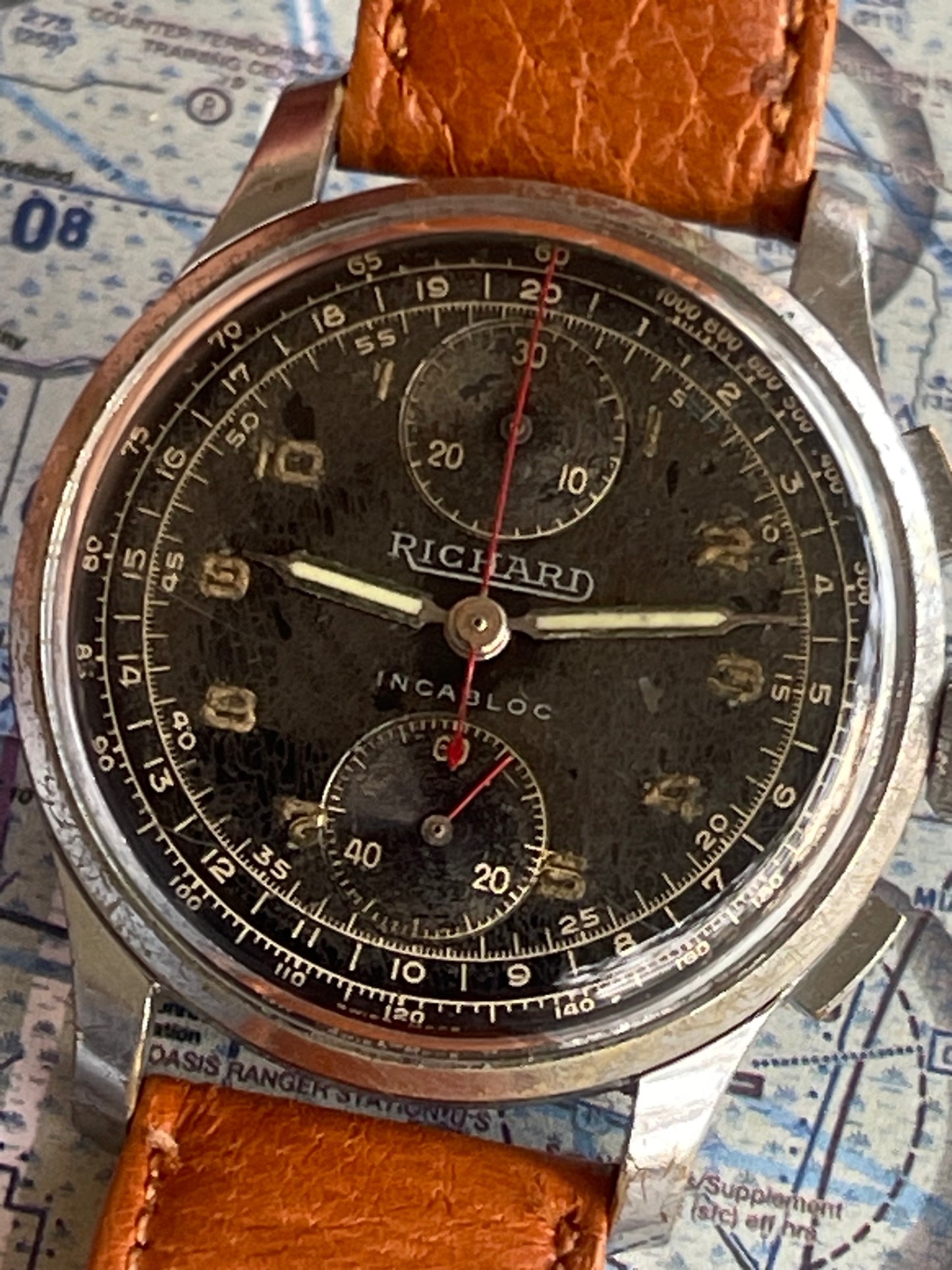 Richard 1950's Chronographe Valjoux 77