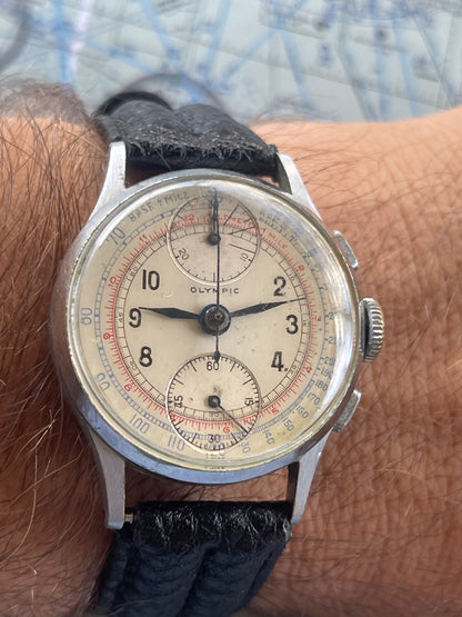 Olympic 1940's up/down Chronograph Venus 170