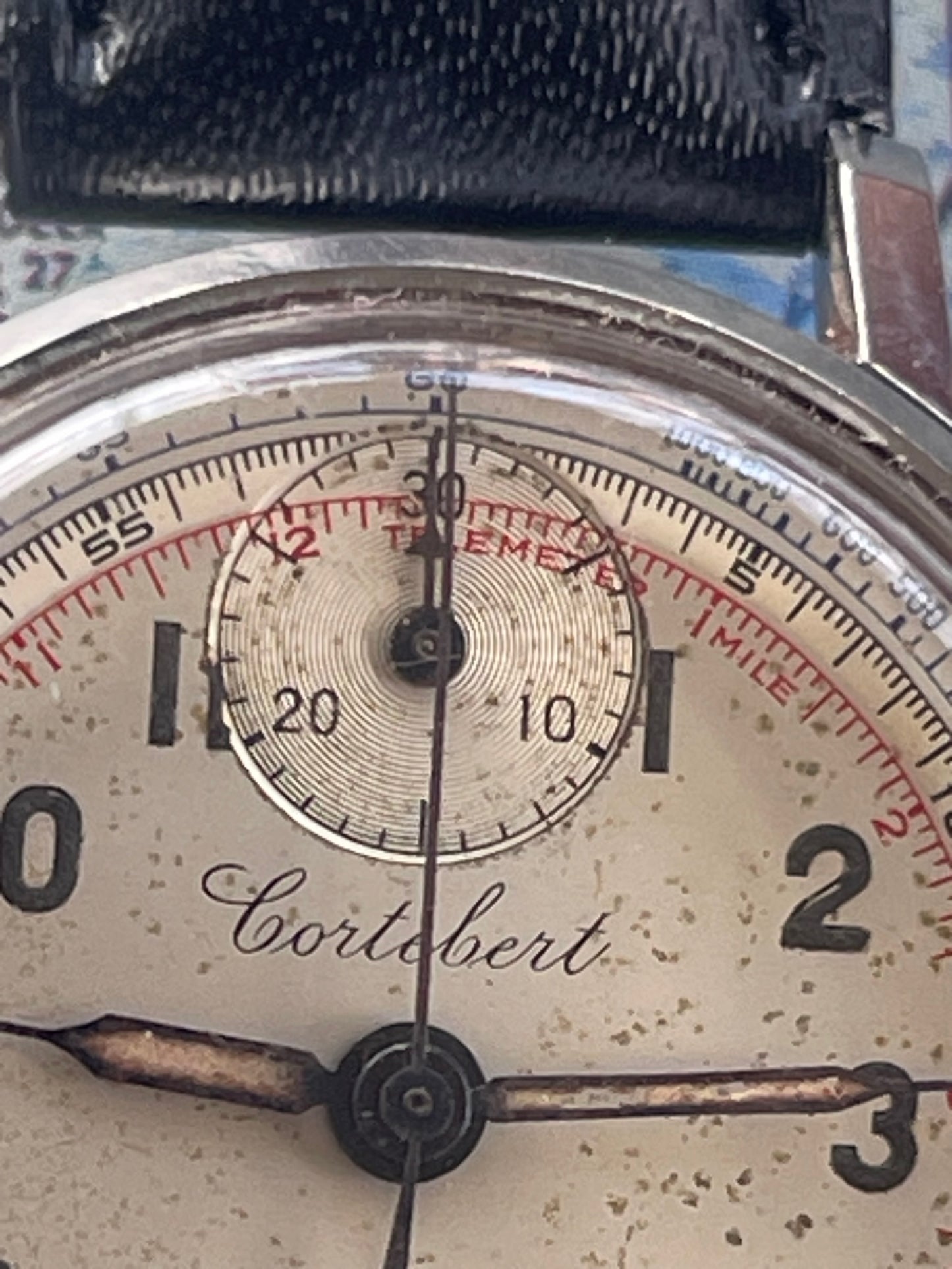 Cortebert 1940's up/down Chronograph Venus 170